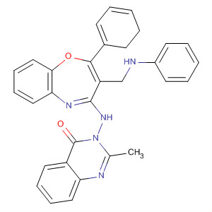 4(3H)-Quinazolinone,3-[[2,3-dihydro-2-phenyl-3-[(phenylamino)methyl]-1,5-benzoxazepin-4-yl]amino]-2-methyl-