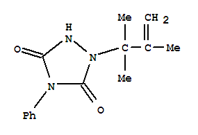 1-(2,3-dimethylbut-3-en-2-yl)-4-phenyl-1,2,4-triazolidine-3,5-dione