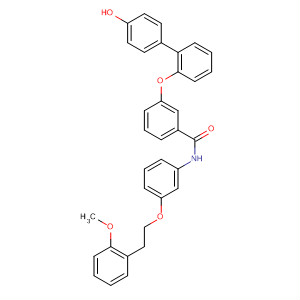 [1,1'-Biphenyl]-3-carboxamide,4-hydroxy-N-[3-[2-(2-methoxyphenyl)ethoxy]phenyl]-2'-phenoxy-