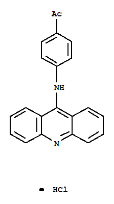 1-[4-(acridin-9-ylamino)phenyl]ethanone hydrochloride (1:1)