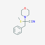2-(methylsulfanyl)-2-(morpholin-4-yl)-3-phenylpropanenitrile