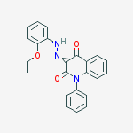 2(1H)-Quinolinone, 3-[(2-ethoxyphenyl)azo]-4-hydroxy-1-phenyl-