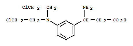 3-amino-3-{3-[bis(2-chloroethyl)amino]phenyl}propanoic acid
