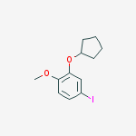 Benzene, 2-(cyclopentyloxy)-4-iodo-1-methoxy-