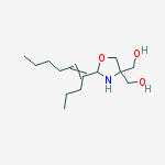 4,4-Oxazolidinedimethanol, 2-(1-propyl-1-hexenyl)-