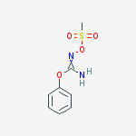 Carbamimidic acid, [(methylsulfonyl)oxy]-, phenyl ester