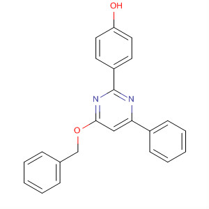 Phenol, 4-[4-phenyl-6-(phenylmethoxy)-2-pyrimidinyl]-