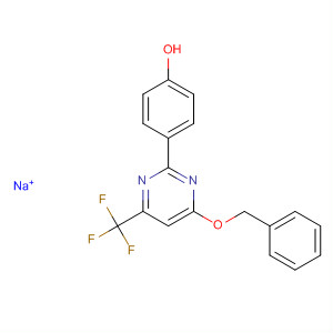 Phenol, 4-[4-(phenylmethoxy)-6-(trifluoromethyl)-2-pyrimidinyl]-, sodiumsalt