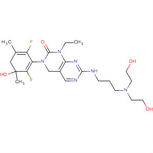 Pyrimido[4,5-d]pyrimidin-2(1H)-one,7-[[3-[bis(2-hydroxyethyl)amino]propyl]amino]-3-(2,6-difluoro-3,5-dimethoxyphenyl)-1-ethyl-3,4-dihydro-