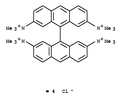 N,N,N,N',N',N',N'',N'',N'',N''',N''',N'''-dodecamethyl-9,9'-bianthracene-2,2',7,7'-tetraminium tetrachloride