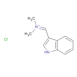 Methanaminium, N-(1H-indol-3-ylmethylene)-N-methyl-, chloride