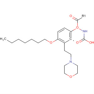 Carbamic acid, [4-(heptyloxy)phenyl]-, 2-(4-morpholinyl)ethyl ester