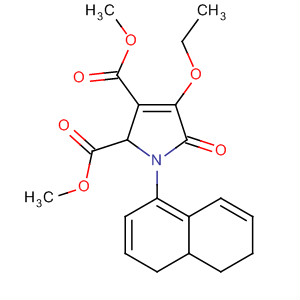 1H-Pyrrole-2,3-dicarboxylic acid,4-ethoxy-4,5-dihydro-1-(1-naphthalenyl)-5-oxo-, dimethyl ester