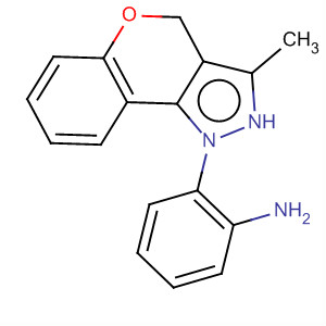 Benzenamine, 2-(3-methyl[1]benzopyrano[4,3-c]pyrazol-1(4H)-yl)-