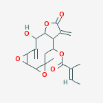 (Z)-2-Methyl-2-butenoic acid (1aR,1bS,2aS,4S,4aS,7aR,8S,9aR)-dodecahydro-4-hydroxy-9a-methyl-3,7-bis(methylene)-6-oxobisoxireno[5,6:7,8]cyclodeca[1,2-b]furan-8-yl ester