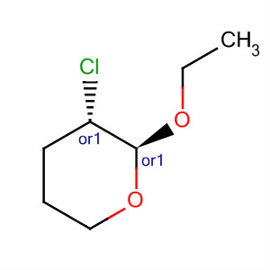 2H-Pyran, 3-chloro-2-ethoxytetrahydro-, trans-