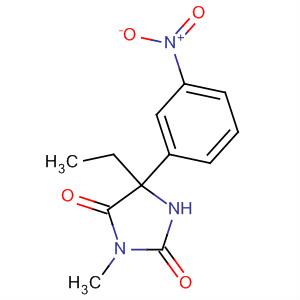 2,4-Imidazolidinedione, 5-ethyl-3-methyl-5-(3-nitrophenyl)-
