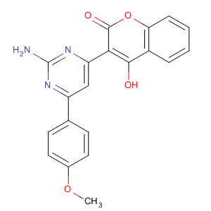 2H-1-Benzopyran-2-one,3-[2-amino-6-(4-methoxyphenyl)-4-pyrimidinyl]-4-hydroxy-