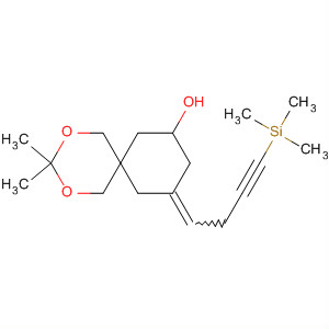 2,4-Dioxaspiro[5.5]undecan-8-ol,3,3-dimethyl-10-[4-(trimethylsilyl)-3-butynylidene]-