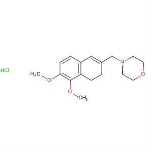 Morpholine, 4-[(3,4-dihydro-5,6-dimethoxy-2-naphthalenyl)methyl]-,hydrochloride