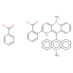 9,9'-Biacridinium, 10,10'-dimethyl-, dibenzoate