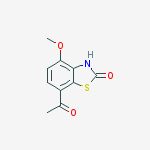 2(3H)-BENZOTHIAZOLONE,7-ACETYL-4-METHOXY-