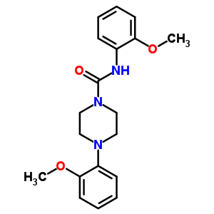 N,4-BIS(2-METHOXYPHENYL)PIPERAZINE-1-CARBOXAMIDE