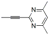 PYRIMIDINE,4,6-DIMETHYL-2-(1-PROPYNYL)-