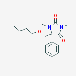 5-(butoxymethyl)-1-methyl-5-phenylimidazolidine-2,4-dione
