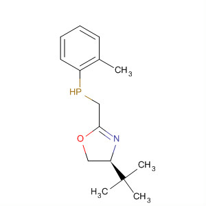 Oxazole,4-(1,1-dimethylethyl)-4,5-dihydro-2-[[(S)-methylphenylphosphino]methyl]-, (4S)-