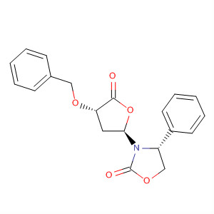2-Oxazolidinone,4-phenyl-3-[(2R,4S)-tetrahydro-5-oxo-4-(phenylmethoxy)-2-furanyl]-,(4R)-