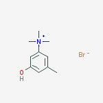 (3-hydroxy-5-methylphenyl)-trimethylazanium bromide