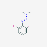 (1E)-1-(2,6-difluorophenyl)-3,3-dimethyltriaz-1-ene