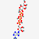[(2R,3S,4R,5R)-5-(6-AMINOPURIN-9-YL)-3,4-DIHYDROXY-TETRAHYDROFURAN-2-YL]METHYL[[[[(1R,2S,3R,4R)-1-FORMYL-2,3,4,5-TETRAHYDROXY-PENTOXY]-HYDROXY-PHOSPHORYL]OXY-HYDROXY-PHOSPHORYL]OXY-HYDROXY-PHOSPHORYL] HYDROGEN PHOSPHATE