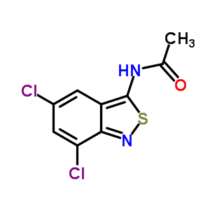 N-(5,7-DICHLORO-2,1-BENZISOTHIAZOL-3-YL)ACETAMIDE
