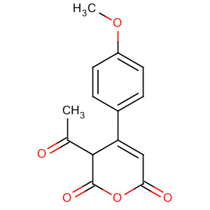 2H-Pyran-2,6(3H)-dione, 3-acetyl-4-(4-methoxyphenyl)-