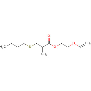 Propanoic acid, 3-(butylthio)-2-methyl-, 2-(ethenyloxy)ethyl ester