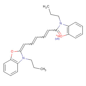 Benzoxazolium,3-propyl-2-[5-(3-propyl-2(3H)-benzoxazolylidene)-1,3-pentadienyl]-