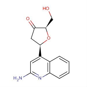 3(2H)-Furanone, 5-(2-amino-4-quinolinyl)dihydro-2-(hydroxymethyl)-,(2R,5R)-