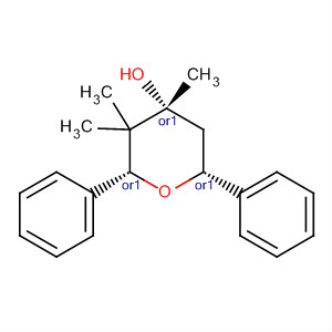 2H-Pyran-4-ol, tetrahydro-3,3,4-trimethyl-2,6-diphenyl-, (2R,4R,6R)-rel-