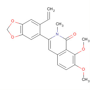 1(2H)-Isoquinolinone,3-(6-ethenyl-1,3-benzodioxol-5-yl)-7,8-dimethoxy-2-methyl-