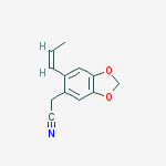 {6-[(1Z)-prop-1-en-1-yl]-1,3-benzodioxol-5-yl}acetonitrile