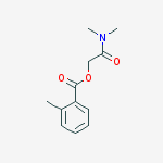 [2-(dimethylamino)-2-oxoethyl] 2-methylbenzoate