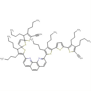 1,10-Phenanthroline,2,9-bis(3,3'',4,4''-tetrabutyl-5''-ethynyl[2,2':5',2''-terthiophen]-5-yl)-
