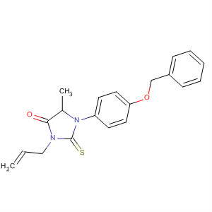 4-Imidazolidinone,5-methyl-1-[4-(phenylmethoxy)phenyl]-3-(2-propenyl)-2-thioxo-
