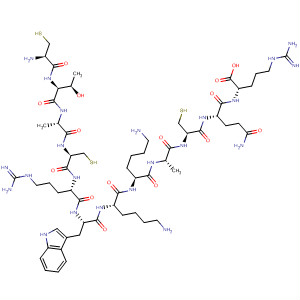 L-Arginine,L-cysteinyl-L-threonyl-L-alanyl-L-cysteinyl-L-arginyl-L-tryptophyl-L-lysyl-L-lysyl-L-alanyl-L-cysteinyl-L-glutaminyl-