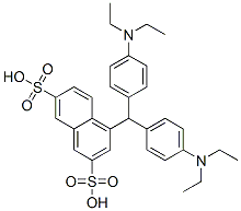 4-[bis[4-(diethylamino)phenyl]methyl]naphthalene-2,7-disulphonic acid