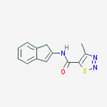1,2,3-THIADIAZOLE-5-CARBOXAMIDE,N-1H-INDEN-2-YL-4-METHYL-