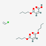 2-Butenedioic acid (2Z)-, dibutyl ester, polymer with butyl hydrogen (2Z)-2-butenedioate and chloroethene