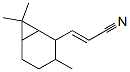 3-(3,7,7-trimethylbicyclo[4.1.0]hept-2-yl)acrylonitrile